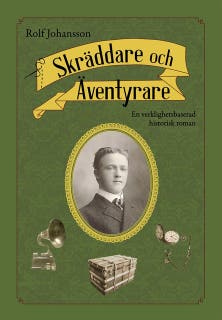 Skräddare och Äventyrare – omslag till ljudboken av Rolf Johansson