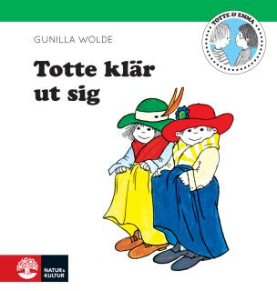 Totte klär ut sig – omslag till ljudboken av Gunilla Wolde