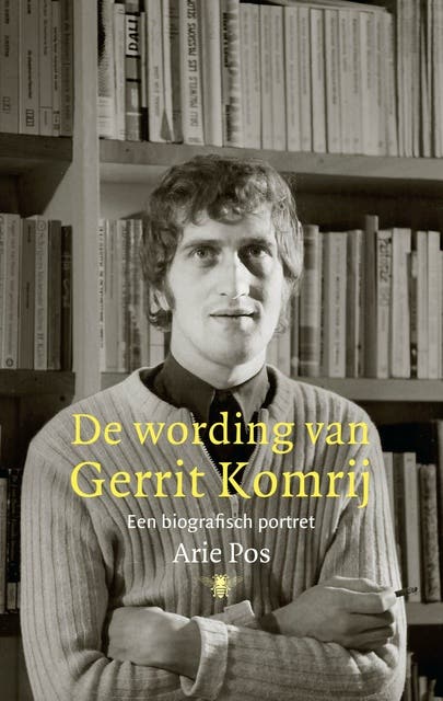 De wording van Gerrit Komrij: Een biografisch portret – omslag van het luisterboek van Arie Pos