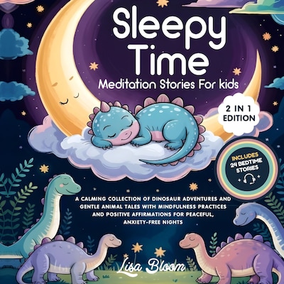 Sleepy Time Meditation Stories for Kids – omslag til lydbogen af Lisa Bloom
