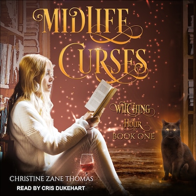 Midlife Curses – omslag til lydbogen af Christine Zane Thomas