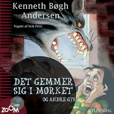 Det gemmer sig i mørket – omslag til lydbogen af Kenneth Bøgh Andersen