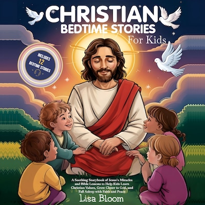Christian Bedtime Stories for Kids – omslag til lydbogen af Lisa Bloom