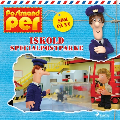Postmand Per - Iskold specialpostpakke – omslag til lydbogen af John A. Cunliffe