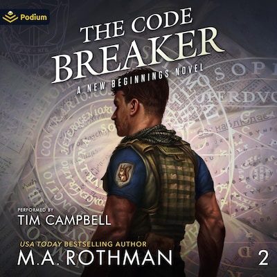 The Code Breaker – omslag til lydbogen af M.A. Rothman