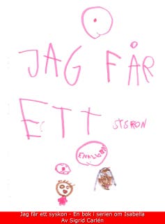 Jag får ett syskon – omslag till ljudboken av Sigrid Carlén
