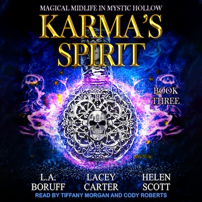 Karma’s Spirit – omslag til lydbogen af L.A. Boruff, Lacey Carter Anderson, Helen Scott