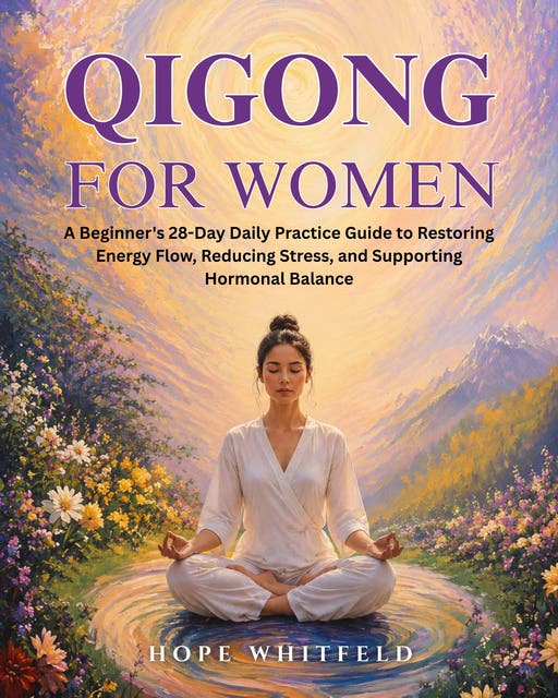 Qigong for Women: A Beginner's 28-Day Daily Practice Guide to Restoring Energy Flow, Reducing Stress, and Supporting Hormonal Balance – omslag til lydbogen af Hope Whitfeld