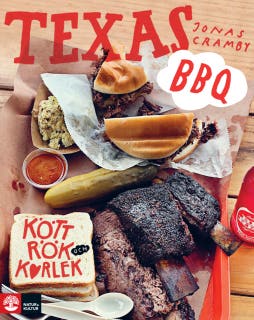 Texas BBQ – omslag till ljudboken av Jonas Cramby