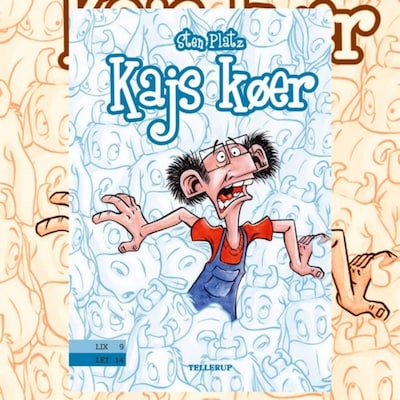 Kajs køer – omslag til lydbogen af Sten Platz