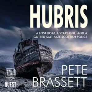 Hubris – okładka audiobooka, autor Pete Brassett