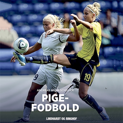 Pigefodbold – omslag til lydbogen af Andreas Munk Scheller
