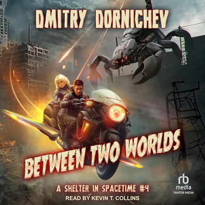 Between Two Worlds – omslag til lydbogen af Dmitry Dornichev