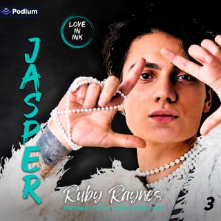 Jasper: Love in Ink, Book 3 – omslag till ljudboken av Ruby Raynes