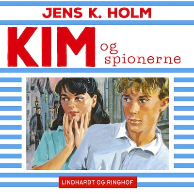 Kim og spionerne – omslag til lydbogen af Jens K. Holm