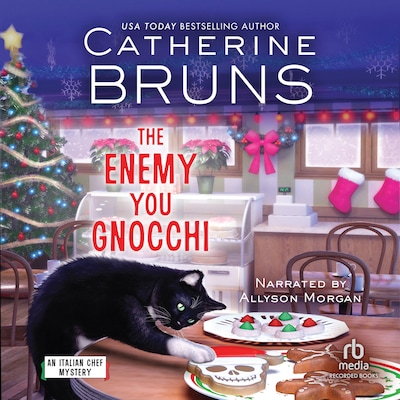 The Enemy You Gnocchi – omslag til lydbogen af Catherine Bruns