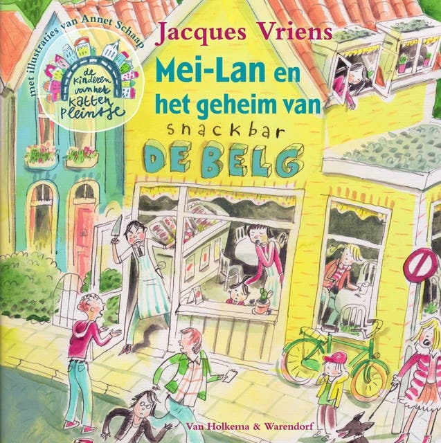 Mei-Lan en het geheim van snackbar De Belg – omslag van het luisterboek van Jacques Vriens