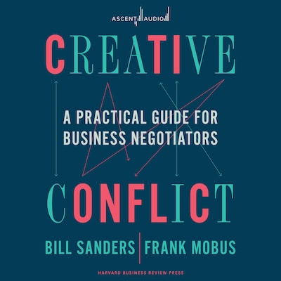 Creative Conflict – omslag til lydbogen af Bill Sanders, Frank Mobus