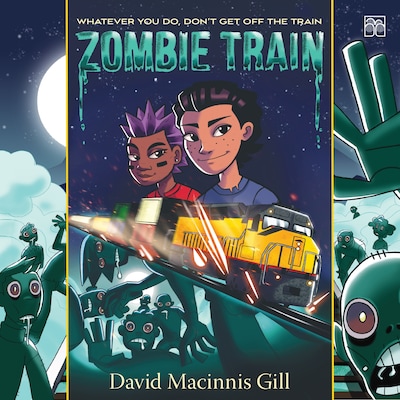 Zombie Train – omslag til lydbogen af David Macinnis Gill