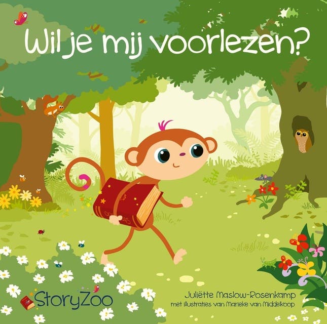 Wil je mij voorlezen?: StoryZoo – omslag van het luisterboek van Juliette Maslow-Rosenkamp