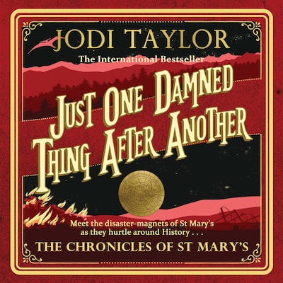 Just One Damned Thing After Another – omslag til lydbogen af Jodi Taylor