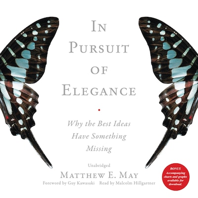 In Pursuit of Elegance – omslag til lydbogen af Matthew E. May