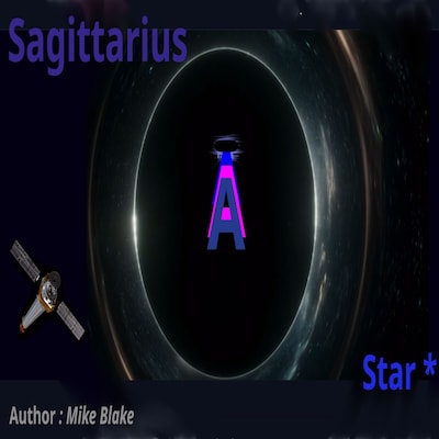 Sagittarius A Star – omslag til lydbogen af Mike Blake