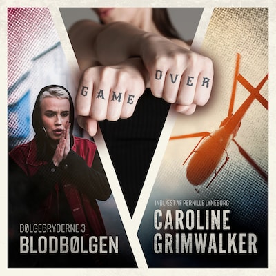 Blodbølgen - 3 – omslag til lydbogen af Caroline Grimwalker
