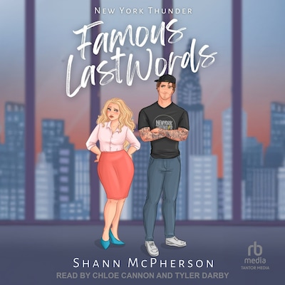 Famous Last Words – omslag til lydbogen af Shann McPherson