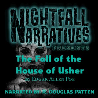 The Fall of the House of Usher – omslag till ljudboken av Edgar Allen Poe