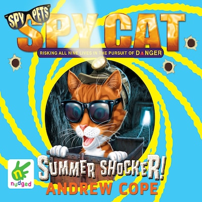 Spy Cat: Summer Shocker! – omslag til lydbogen af Andrew Cope