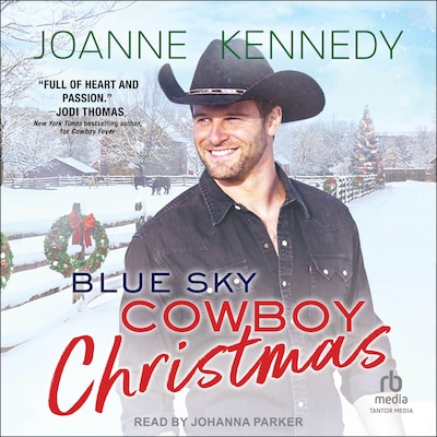 Blue Sky Cowboy Christmas – omslag til lydbogen af Joanne Kennedy