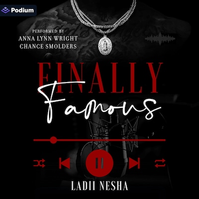 Finally Famous – omslag til lydbogen af Ladii Nesha