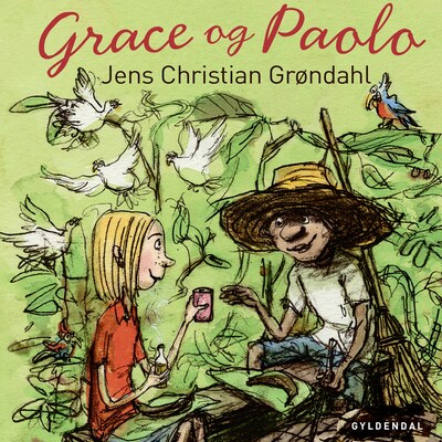 Grace og Paolo – omslag til lydbogen af Jens Christian Grøndahl