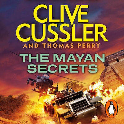 The Mayan Secrets – omslag til lydbogen af Clive Cussler, Thomas Perry