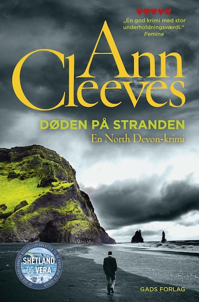 Døden på stranden – omslag til lydbogen af Ann Cleeves