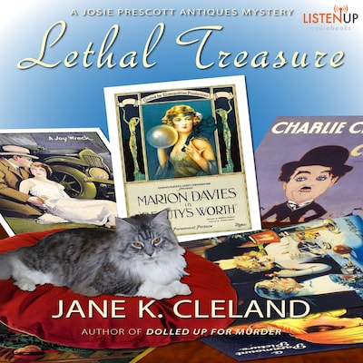 Lethal Treasure – omslag til lydbogen af Jane K. Cleland