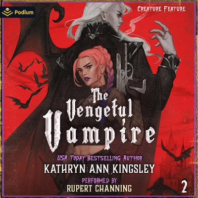 The Vengeful Vampire – omslag til lydbogen af Kathryn Ann Kingsley