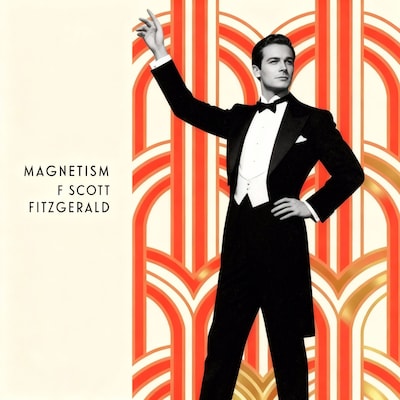 Magnetism – omslag til lydbogen af F. Scott Fitzgerald