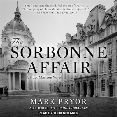 The Sorbonne Affair – omslag til lydbogen af Mark Pryor