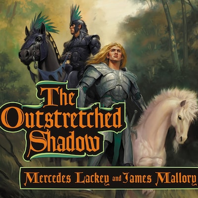 The Outstretched Shadow – omslag til lydbogen af Mercedes Lackey, James Mallory