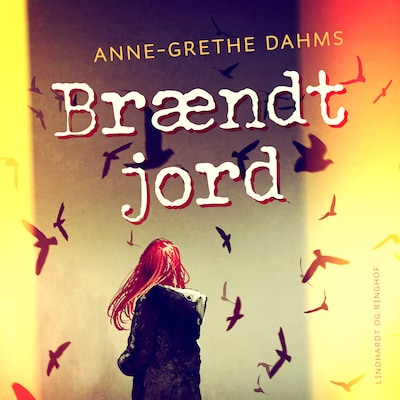 Brændt jord – omslag til lydbogen af Anne-Grethe Dahms