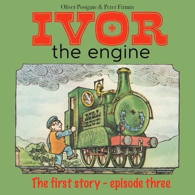 Ivor The Engine – omslag til lydbogen af Oliver Postgate