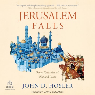 Jerusalem Falls – omslag til lydbogen af John D. Hosler