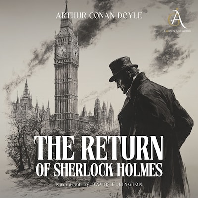 The Return of Sherlock Holmes Audiobook – omslag til lydbogen af Arthur Conan Doyle