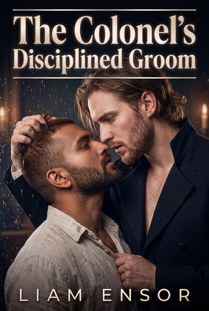 The Colonel's Disciplined Groom: Gay Victorian Erotic Discipline Control Romance – omslag til lydbogen af Liam Ensor