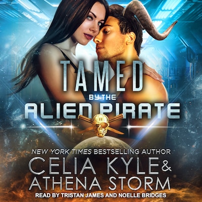 Tamed by the Alien Pirate – omslag til lydbogen af Celia Kyle, Athena Storm