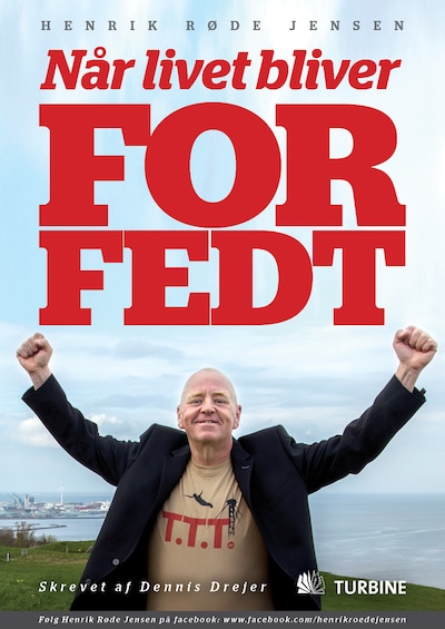 Når livet bliver for fedt – omslag til lydbogen af Dennis Drejer