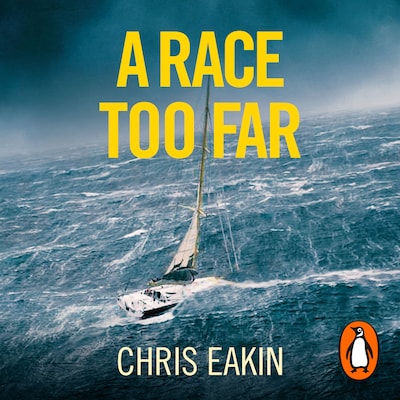 A Race Too Far – omslag til lydbogen af Chris Eakin