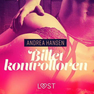 Billetkontrolløren – omslag til lydbogen af Andrea Hansen